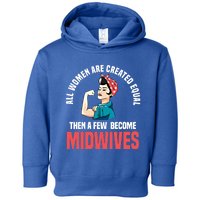 Midwife Healthcare Worker Birth Obstetrician Gift Toddler Hoodie