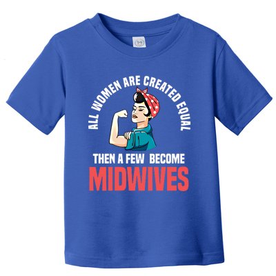 Midwife Healthcare Worker Birth Obstetrician Gift Toddler T-Shirt