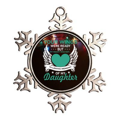 My Heart Was Not In Loving Memory Missing Daughter In Heaven Metallic Star Ornament