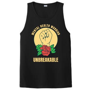 Mental Health Warrior Unbreakable Gift PosiCharge Competitor Tank