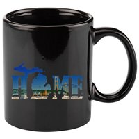 Michigan Home With The Mackinac Bridge 11oz C Handle Ceramic Mug