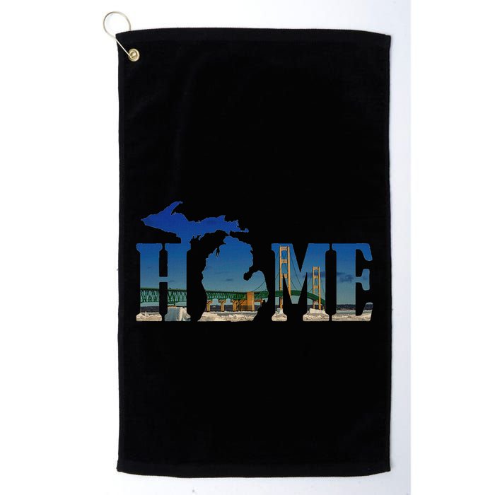 Michigan Home With The Mackinac Bridge Golf Towel