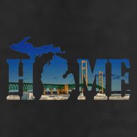 Michigan Home With The Mackinac Bridge Golf Towel