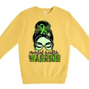 Mental Health Warrior Premium Crewneck Sweatshirt