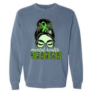 Mental Health Warrior Garment-Dyed Sweatshirt