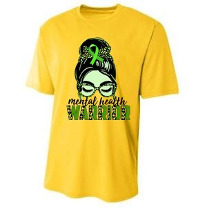 Mental Health Warrior Performance Sprint T-Shirt