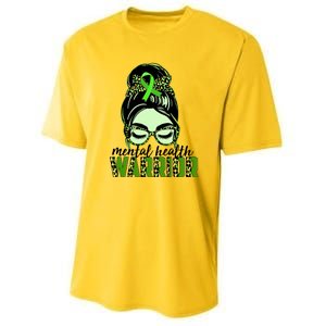 Mental Health Warrior Youth Performance Sprint T-Shirt