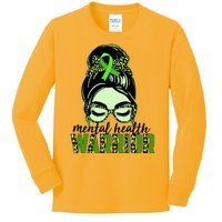 Mental Health Warrior Kids Long Sleeve Shirt