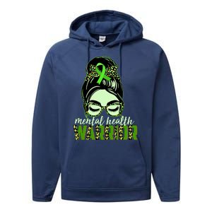 Mental Health Warrior Performance Fleece Hoodie