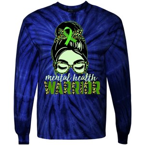 Mental Health Warrior Tie-Dye Long Sleeve Shirt