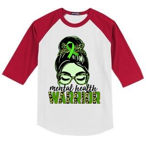 Mental Health Warrior Kids Colorblock Raglan Jersey