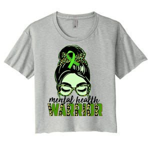 Mental Health Warrior Women's Crop Top Tee