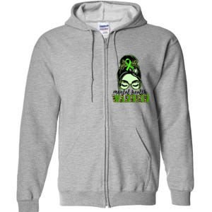 Mental Health Warrior Full Zip Hoodie