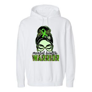 Mental Health Warrior Garment-Dyed Fleece Hoodie