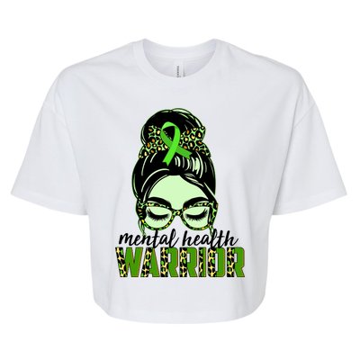 Mental Health Warrior Bella+Canvas Jersey Crop Tee