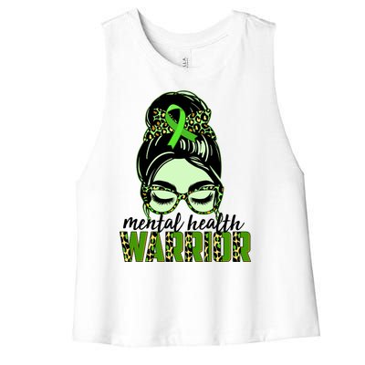 Mental Health Warrior Women's Racerback Cropped Tank