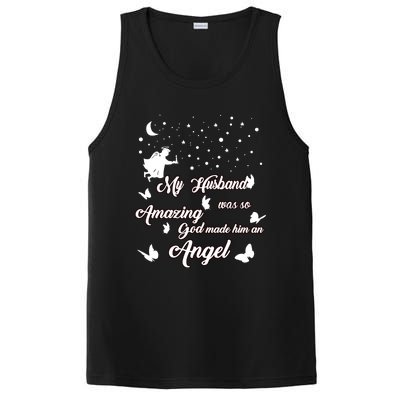 My Husband Was So Amazing God Made Him An Angel Missed Him Funny Gift PosiCharge Competitor Tank