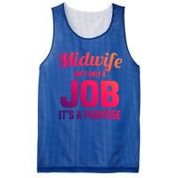 Midwife Healthcare Worker Labour Birth Job Purpose Gift Mesh Reversible Basketball Jersey Tank