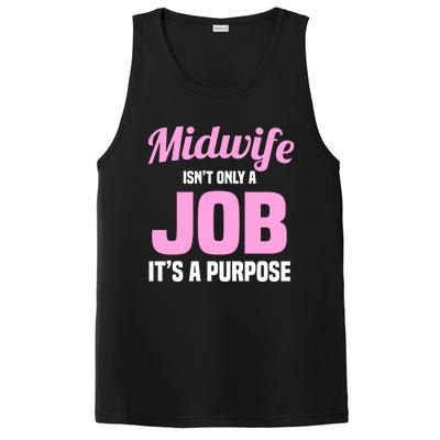 Midwife Healthcare Worker Labour Birth Job Purpose Gift PosiCharge Competitor Tank