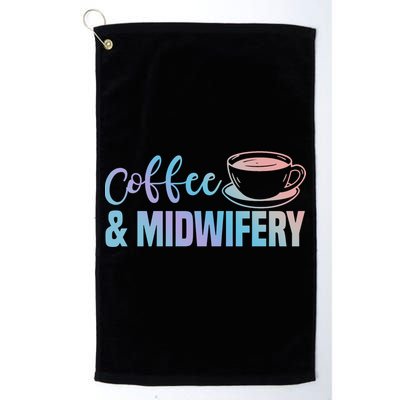 Midwife Healthcare Worker Labour Obstetrician Coffee Lover Cute Gift Golf Towel