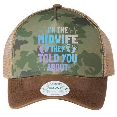 Midwife Healthcare Worker Obstetrician Labour Birth Great Gift Legacy Tie Dye Trucker Hat