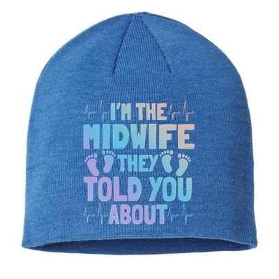 Midwife Healthcare Worker Obstetrician Labour Birth Great Gift Sustainable Beanie