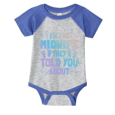 Midwife Healthcare Worker Obstetrician Labour Birth Great Gift Infant Baby Jersey Bodysuit