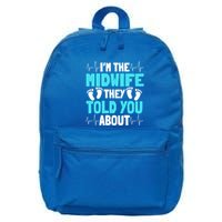 Midwife Healthcare Worker Obstetrician Labour Birth Gift 16 in Basic Backpack