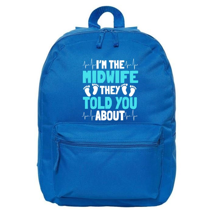 Midwife Healthcare Worker Obstetrician Labour Birth Gift 16 in Basic Backpack
