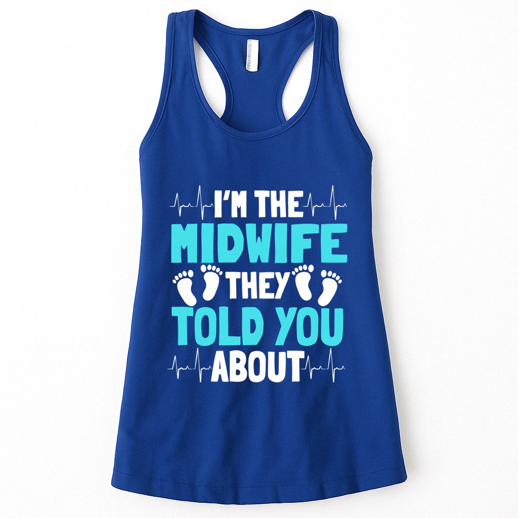 Midwife Healthcare Worker Obstetrician Labour Birth Gift Womens Tank Top