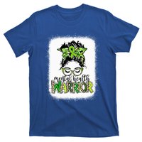 Mental Health Warrior Messy Bun Tal Health Matters Gift T-Shirt