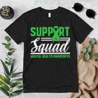 Mental Health Warrior Support Squad Mental Health Awareness Premium T-Shirt