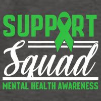 Mental Health Warrior Support Squad Mental Health Awareness Vector Backpack
