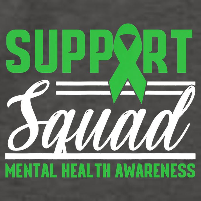Mental Health Warrior Support Squad Mental Health Awareness Vector Backpack
