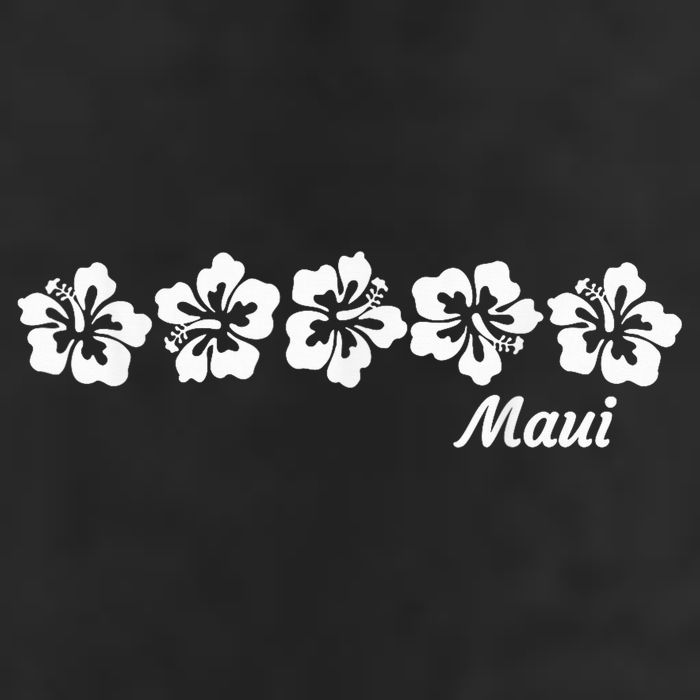 MAUI  Hawaii with Hawaiian Hibiscus flowers Adult Drive Performance Visor