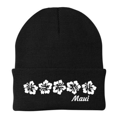 MAUI  Hawaii with Hawaiian Hibiscus flowers Beanie