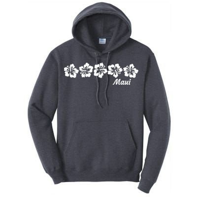 MAUI  Hawaii with Hawaiian Hibiscus flowers Tall Hoodie