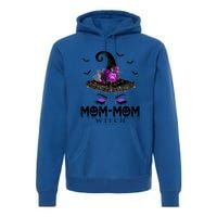 MomMom Hat Witch Halloween Costume Gift Premium Hoodie