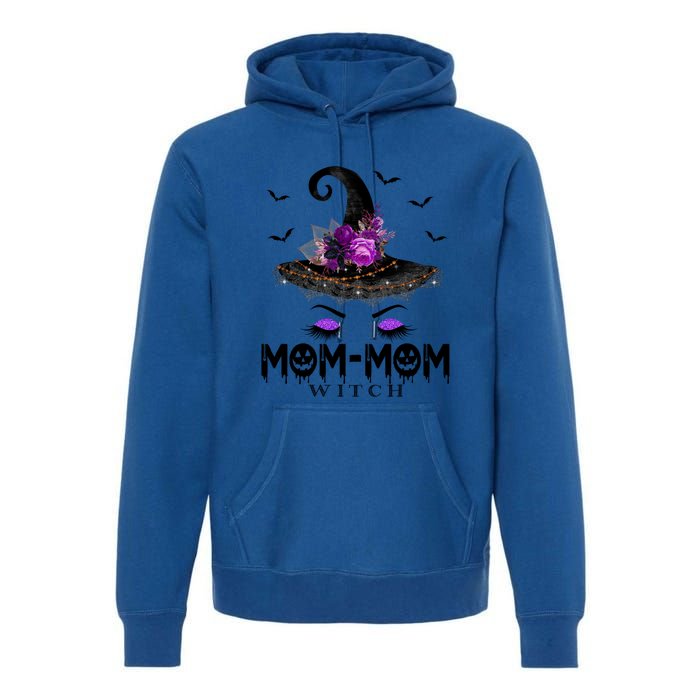 MomMom Hat Witch Halloween Costume Gift Premium Hoodie