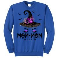 MomMom Hat Witch Halloween Costume Gift Tall Sweatshirt