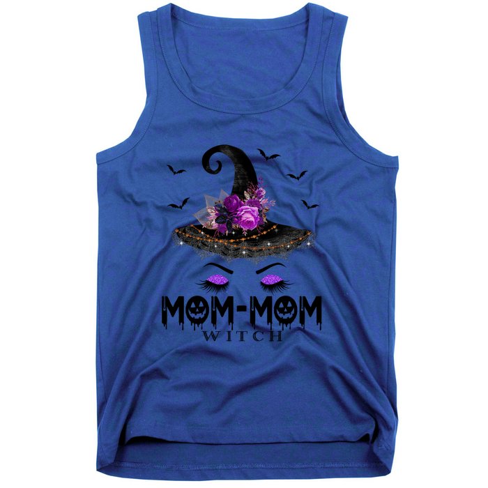 MomMom Hat Witch Halloween Costume Gift Tank Top