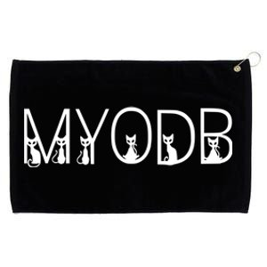 Myodb Harris Walz 2024 Mind Your Own Damn Business Cat Lady Funny Gift Grommeted Golf Towel