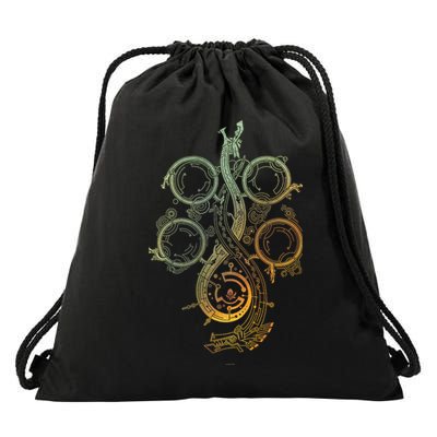 Monster Hunter Wilds Symbol Drawstring Bag