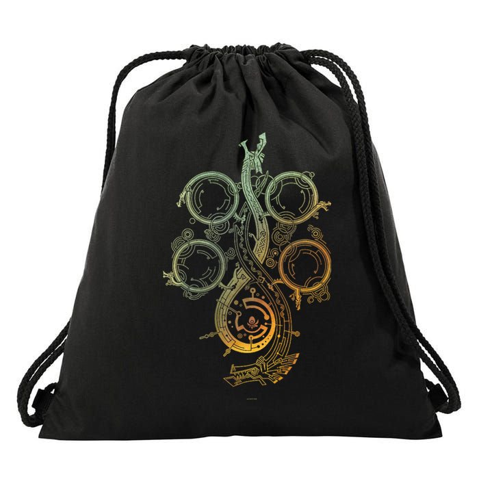 Monster Hunter Wilds Symbol Drawstring Bag