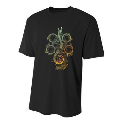Monster Hunter Wilds Symbol Youth Performance Sprint T-Shirt