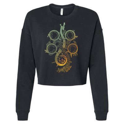 Monster Hunter Wilds Symbol Cropped Pullover Crew