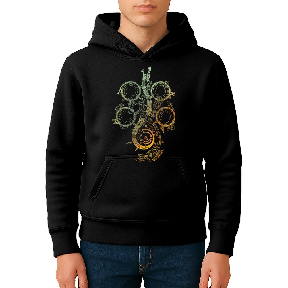 Monster Hunter Wilds Symbol Kids Hoodie