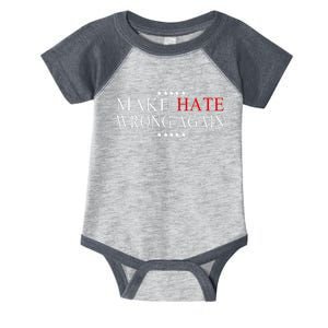 Make Hate Wrong Again Anti Trump Political Impeach Infant Baby Jersey Bodysuit