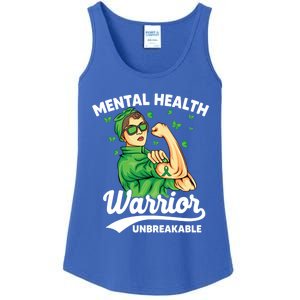 Mental Health Warrior Unbreakable Survivors Of Tal Health Gift Ladies Essential Tank