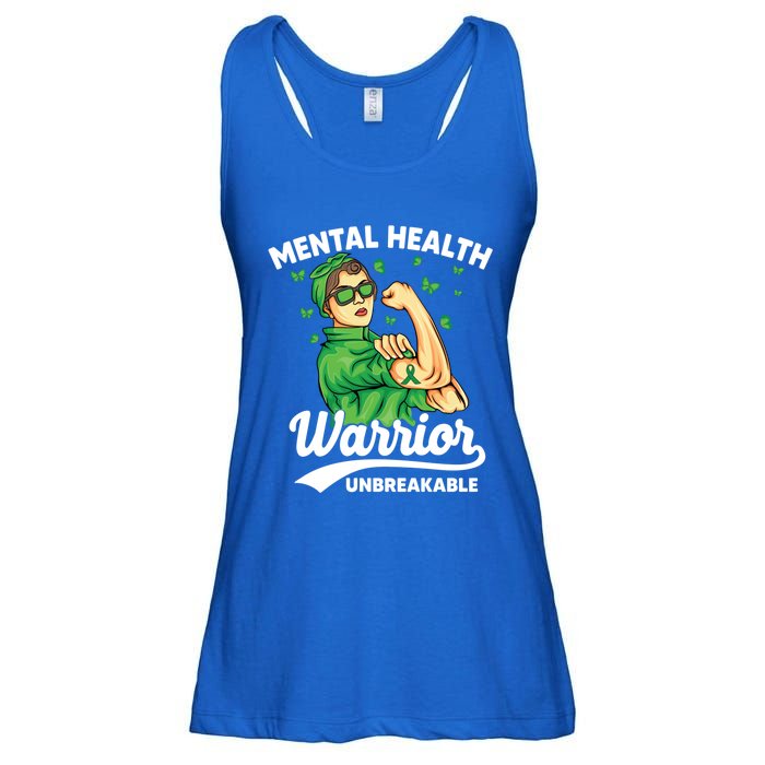 Mental Health Warrior Unbreakable Survivors Of Tal Health Gift Ladies Essential Flowy Tank